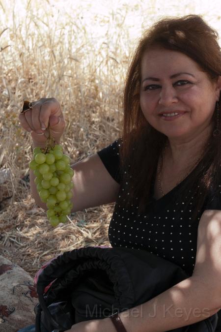 IMG_6596 Copy.jpg - Suzie, loving fresh Grapes